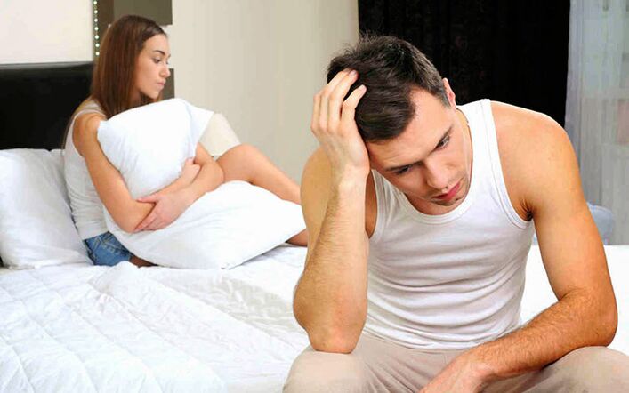 Nedostatek sexuální touhy u muže je nepřímým příznakem prostatitidy